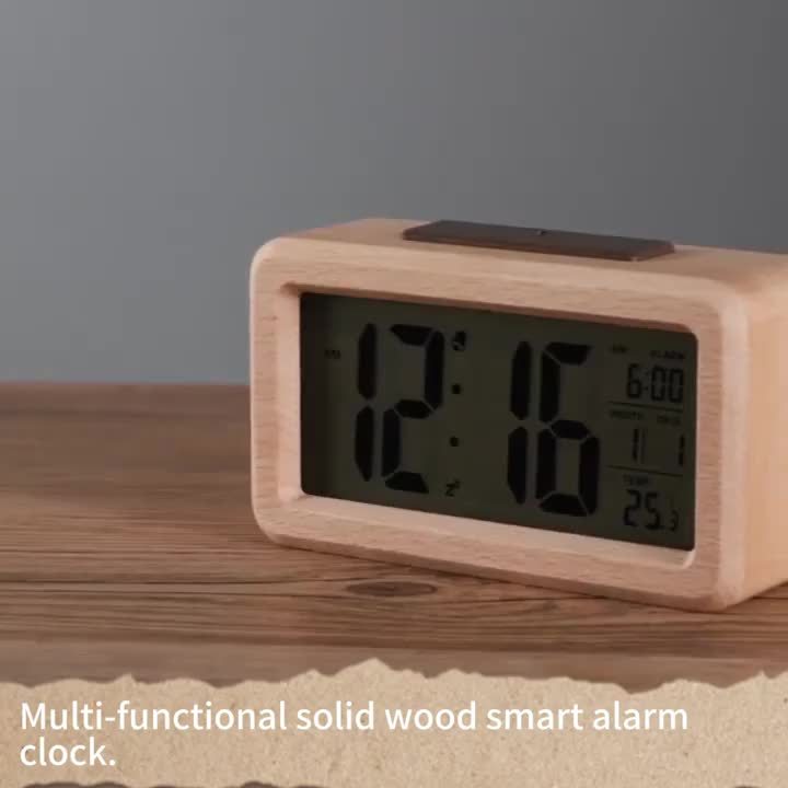 WoodChrono – Stylish Wooden Clock with Calendar