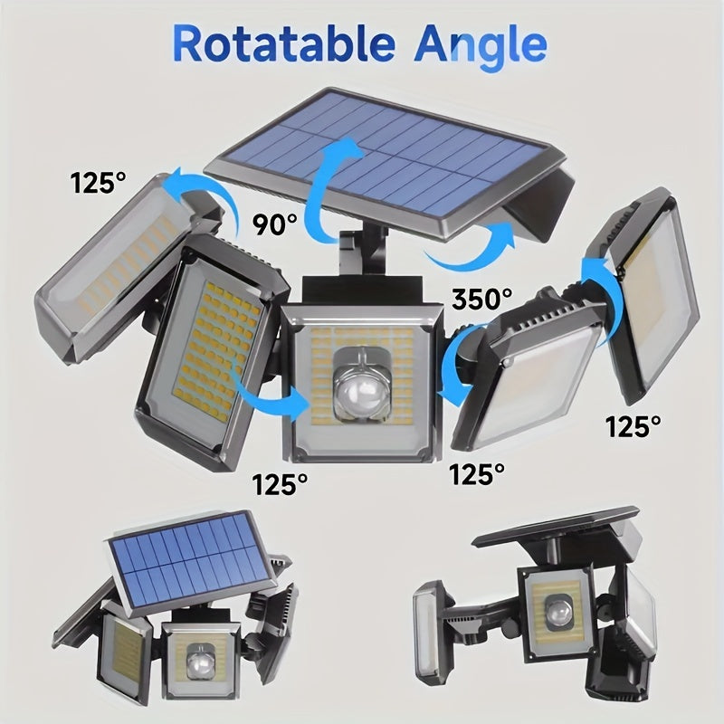 SolarGuard Pro – 5-arm Solar LED Outdoor lighting with Sensor