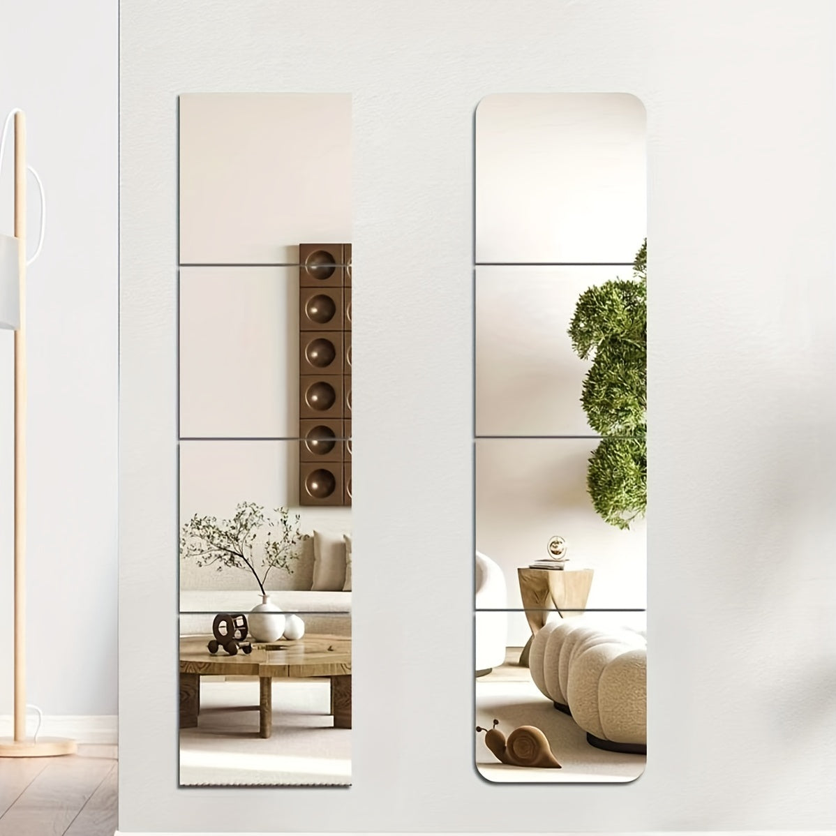 AcrylicSafe Mirror Set – Stylish and Break-Proof Mirrors