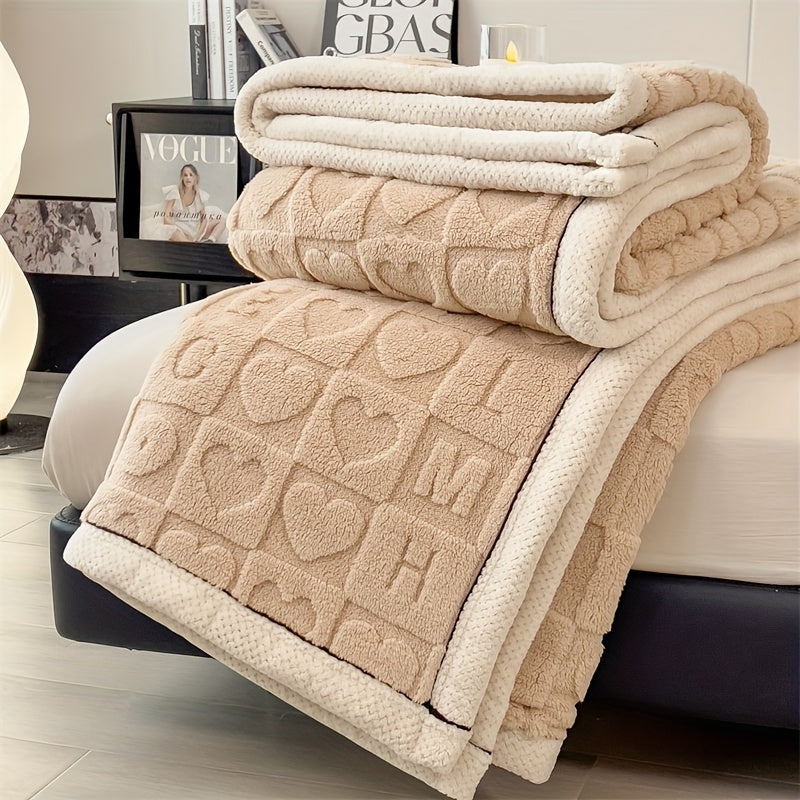 Stylish Coral Fleece Blanket for Ultimate Comfort