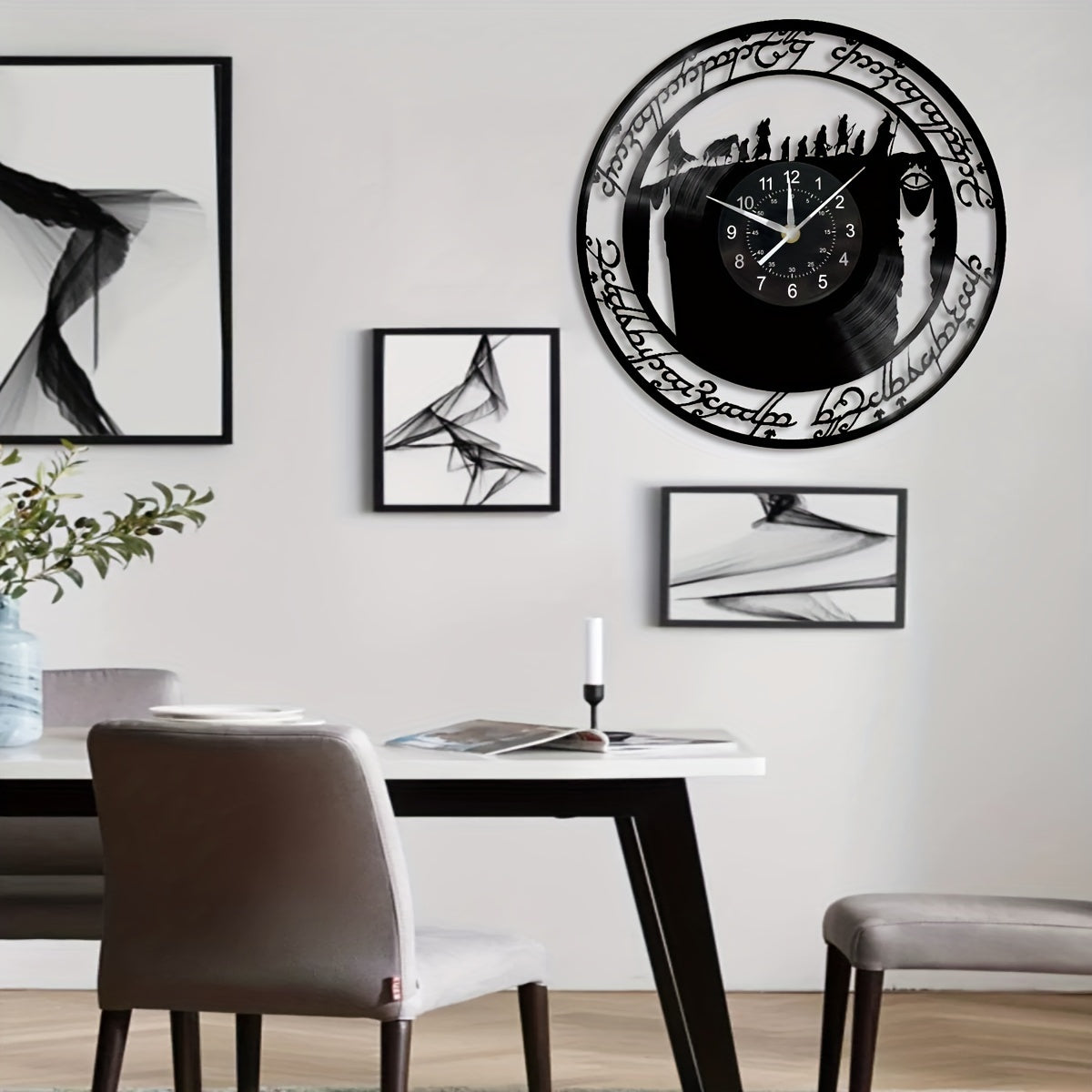 MythicWarrior Clock - Stylish Vinyl Wall Clock