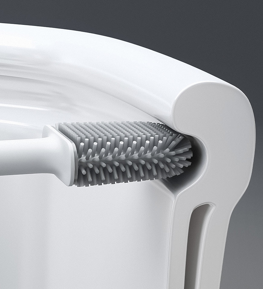 SiliClean – Antibacterial Wall-mounted Toilet Brush with Silicone