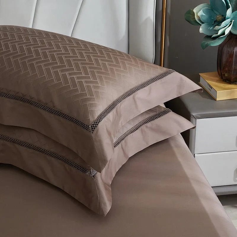 Elegance Brown – Luxurious Egyptian Cotton Bedding Set