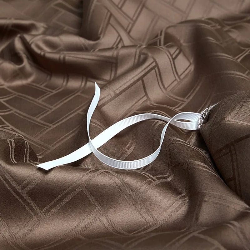 Elegance Brown – Luxurious Egyptian Cotton Bedding Set