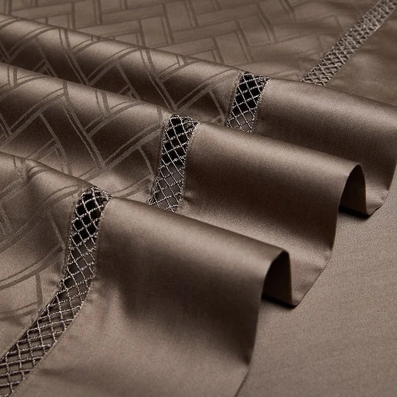 Elegance Brown – Luxurious Egyptian Cotton Bedding Set