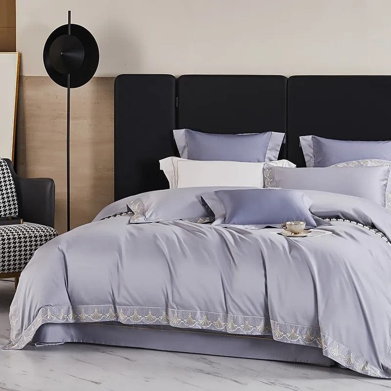 Luxxe Grey – Luxury Egyptian Cotton Bedding Set
