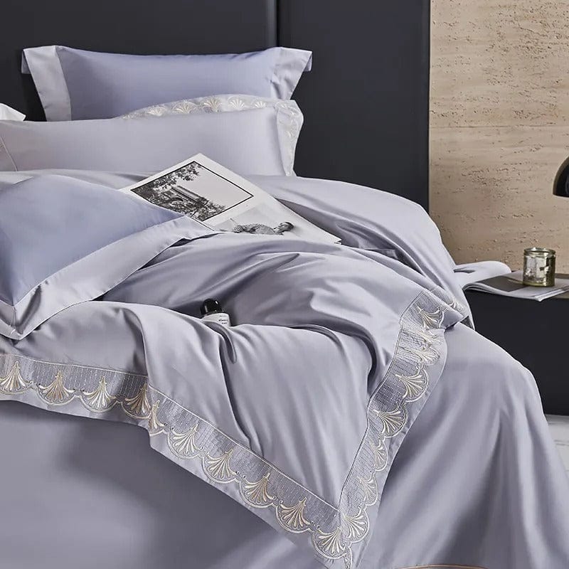Luxxe Grey – Luxury Egyptian Cotton Bedding Set