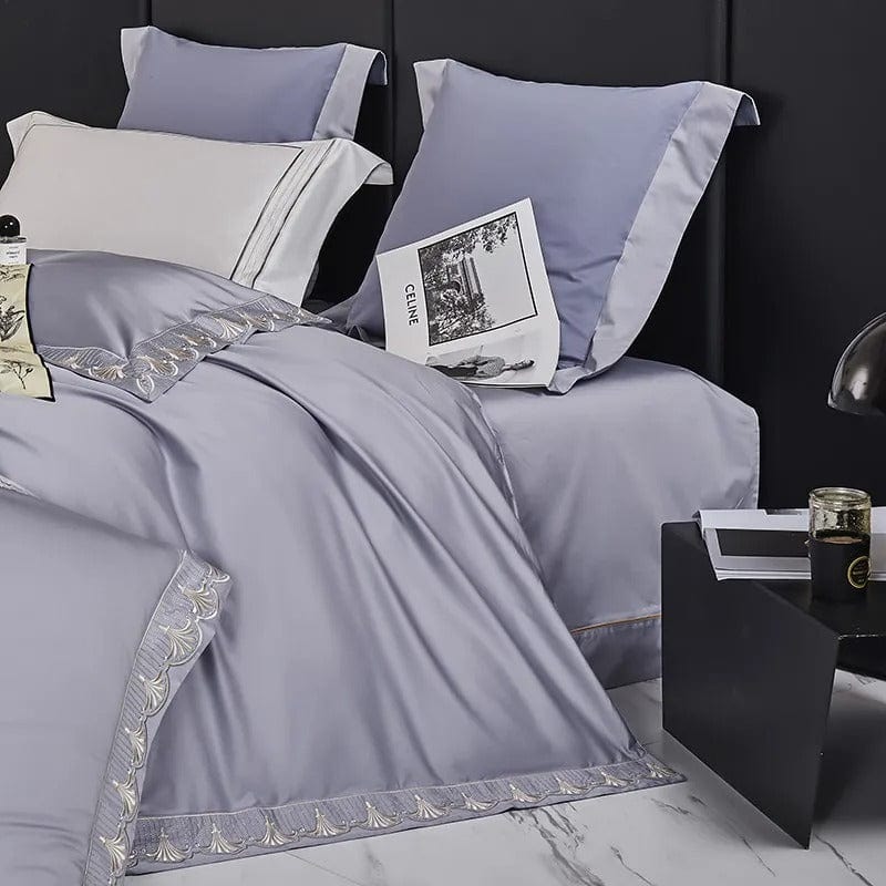 Luxxe Grey – Luxury Egyptian Cotton Bedding Set