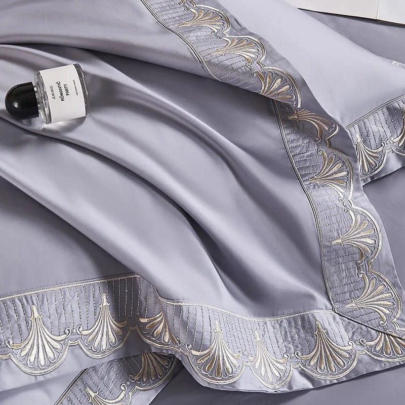 Luxxe Grey – Luxury Egyptian Cotton Bedding Set
