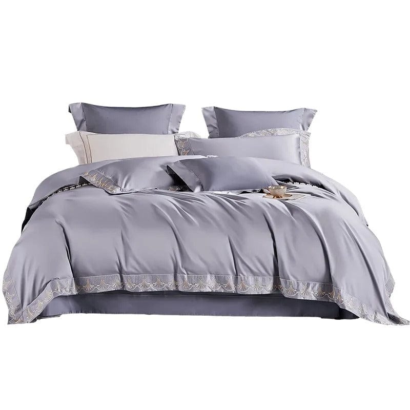 Luxxe Grey – Luxury Egyptian Cotton Bedding Set