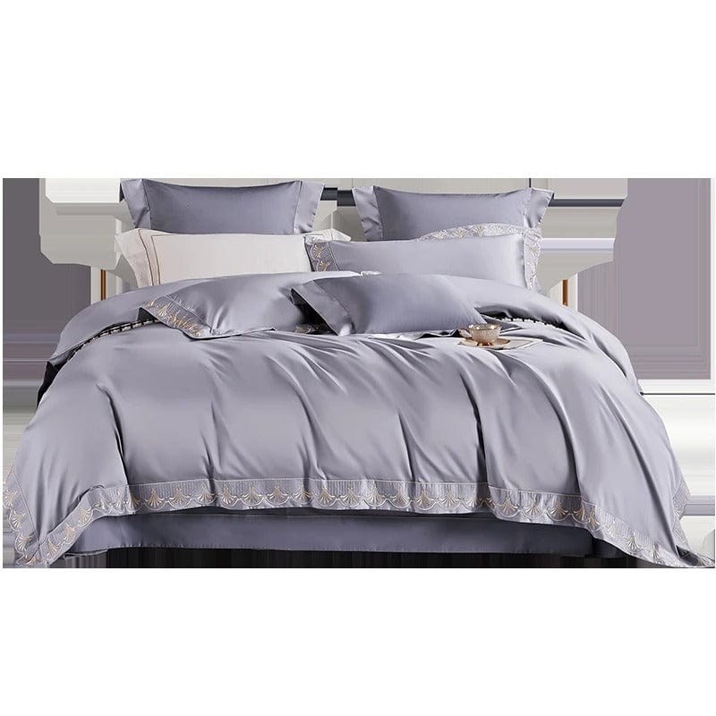 Luxxe Grey – Luxury Egyptian Cotton Bedding Set