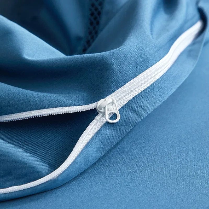 Elegance Blue - Luxurious Egyptian Cotton Bed Linen Set