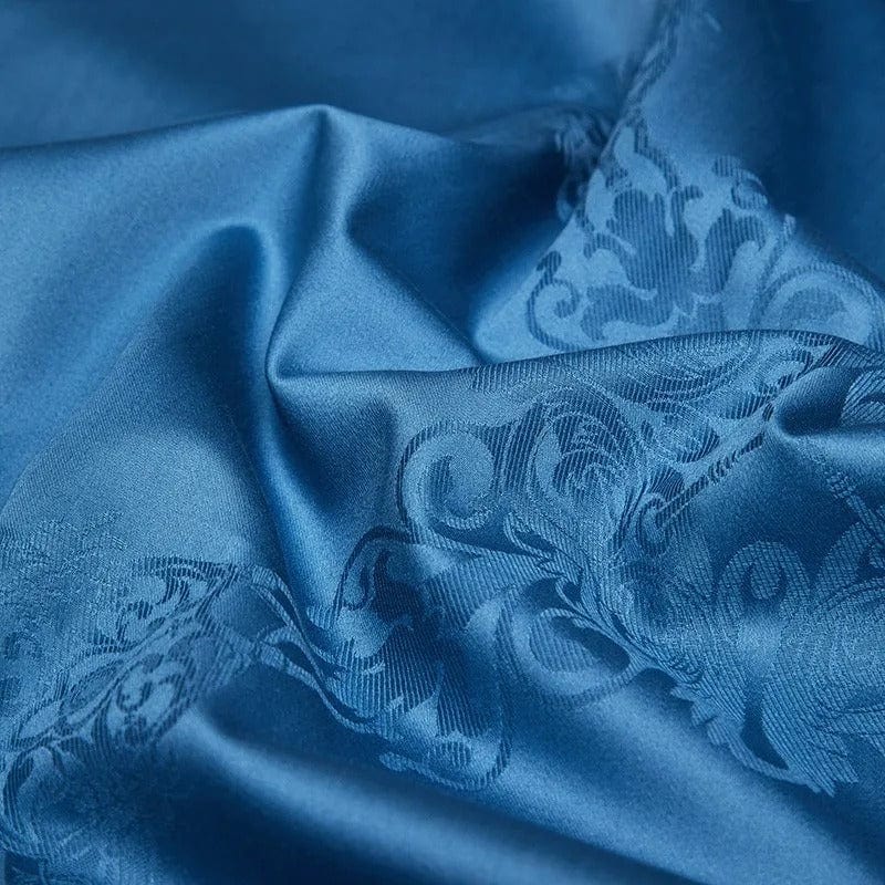 Elegance Blue - Luxurious Egyptian Cotton Bed Linen Set