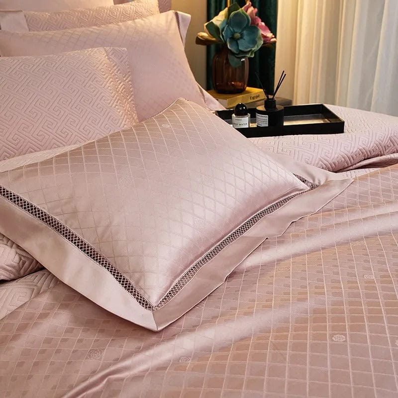 Elegance Blush - Lyxigt påslakan set av egyptisk bomull