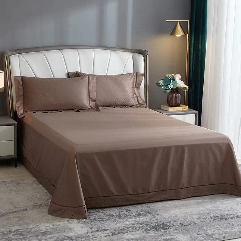 Elegance Brown – Luxurious Egyptian Cotton Bedding Set
