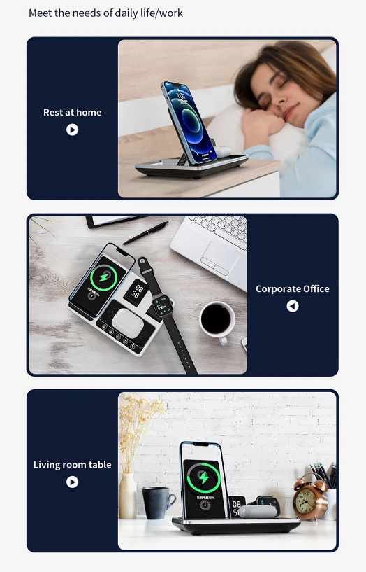 PowerPro Charger – 4-in-1 Wireless Charging Station