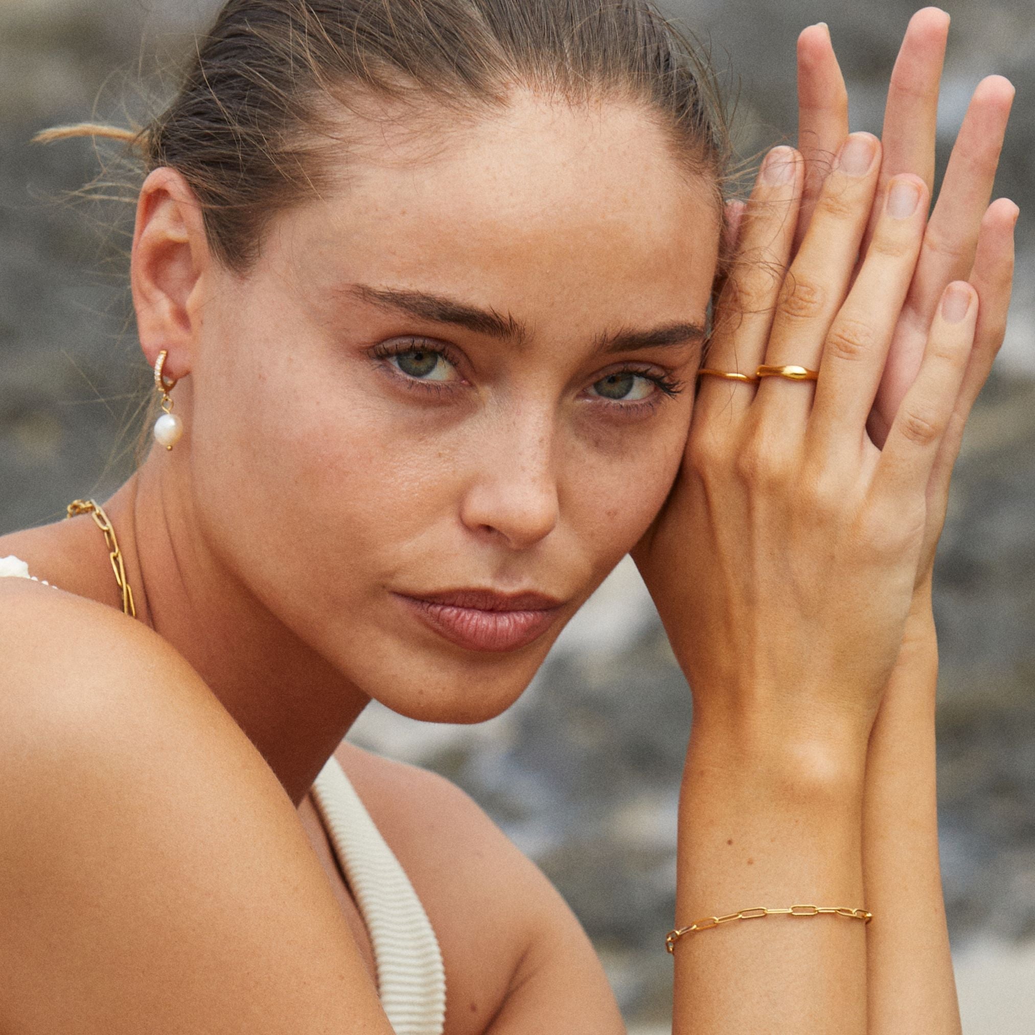 Elegant Stacking Ring Set - Luna