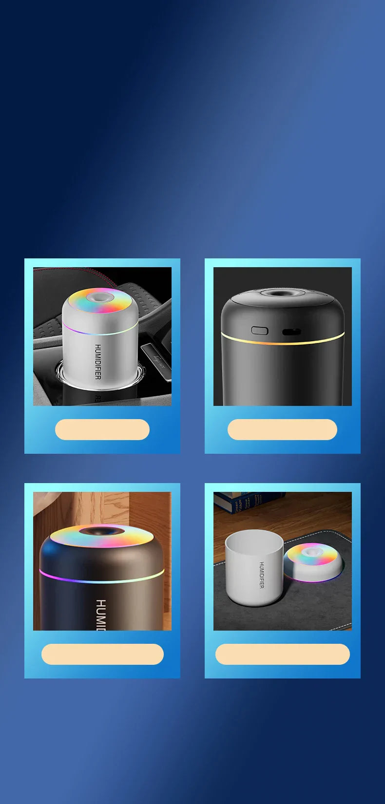 MiniMist – Compact USB Air Purifier for Car and Bedroom