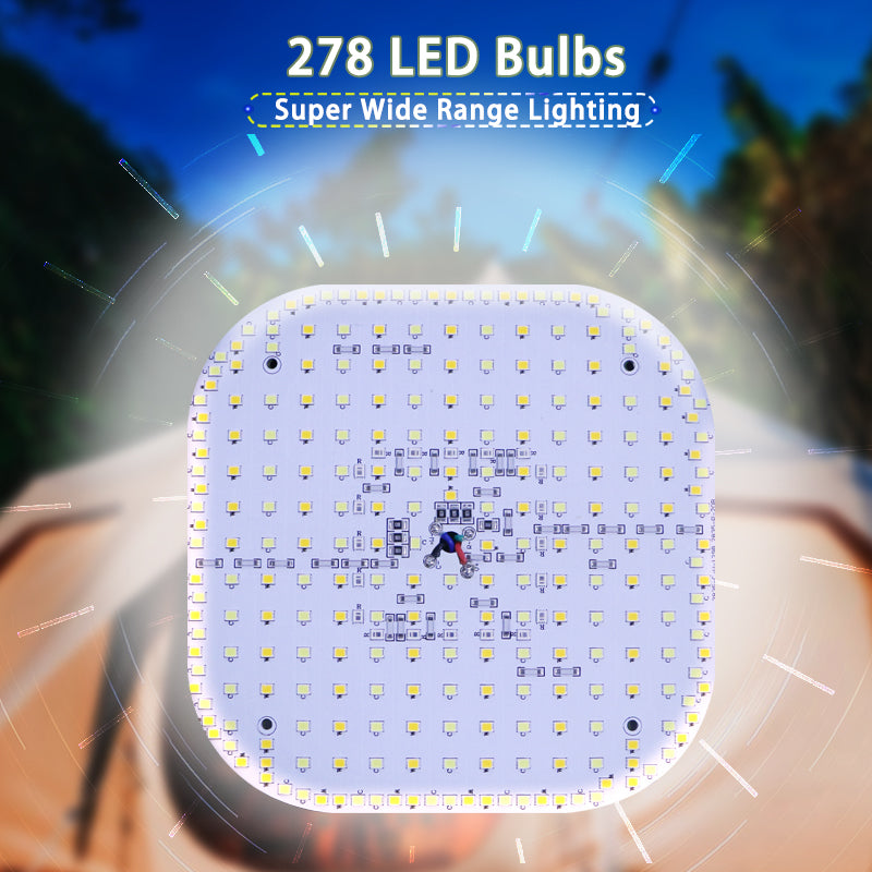 PowerGlow – Rechargeable LED Camping Lamp with Magnets
