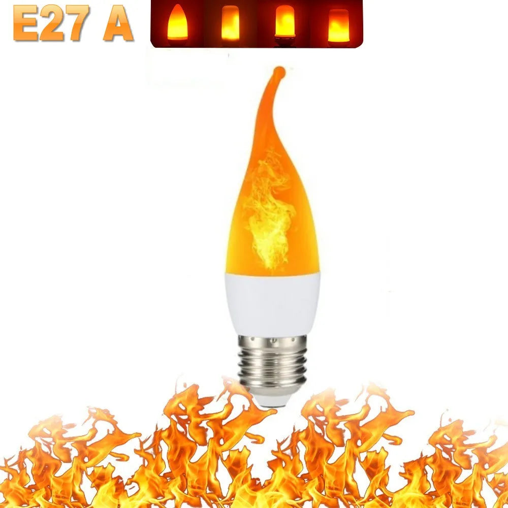 FlameGlow - LED Party Lamp with 4 Fire Modes