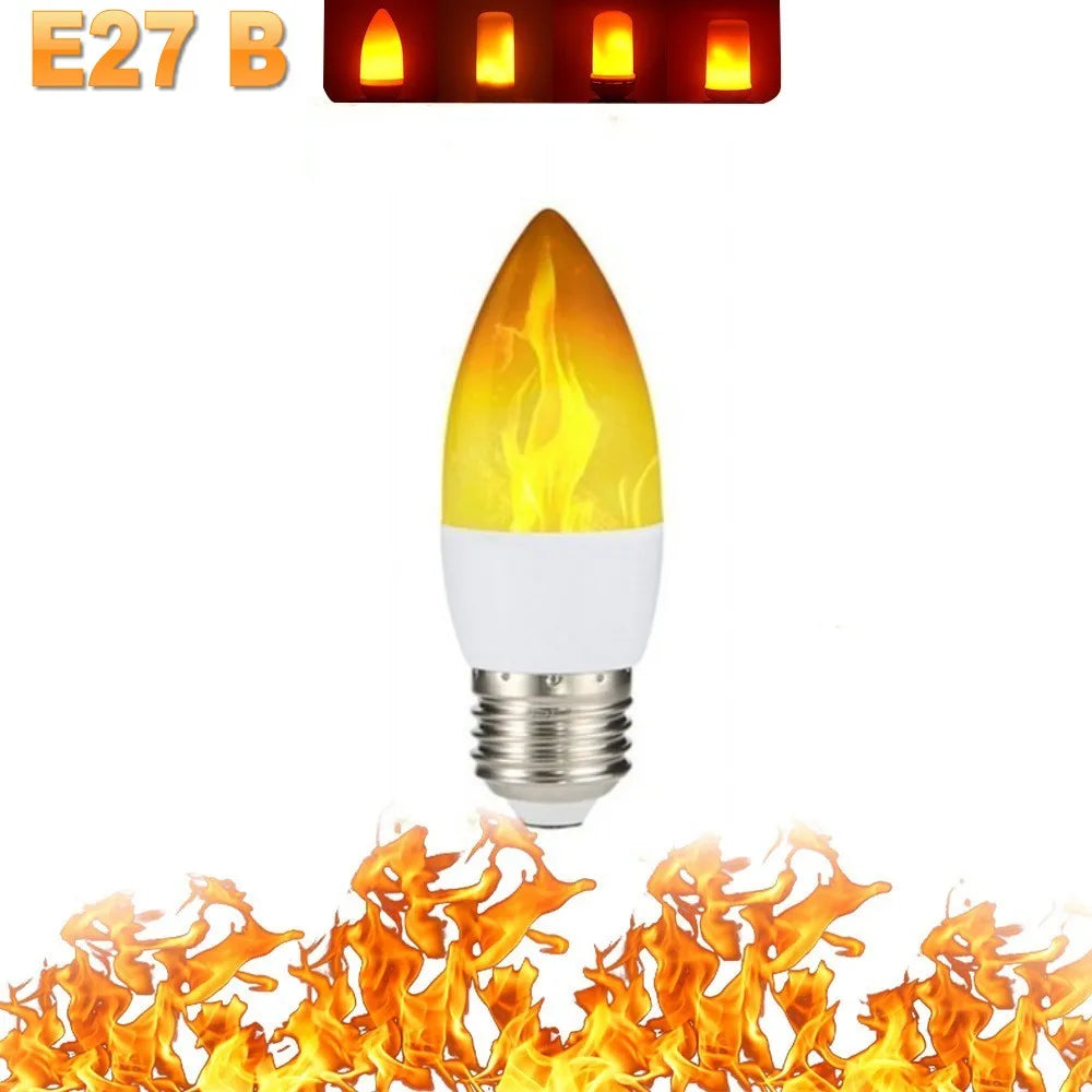 FlameGlow - LED Party Lamp with 4 Fire Modes