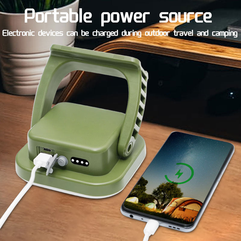 PowerGlow – Rechargeable LED Camping Lamp with Magnets