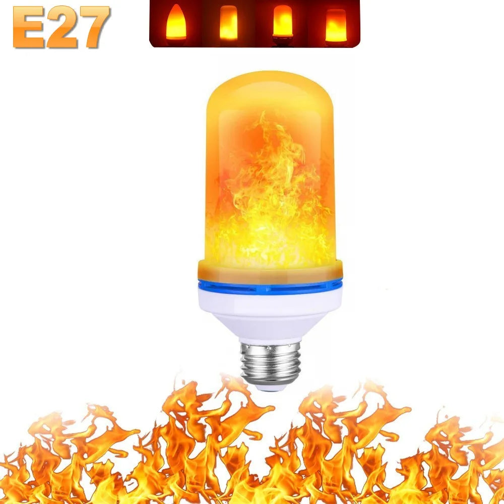 FlameGlow - LED Party Lamp with 4 Fire Modes