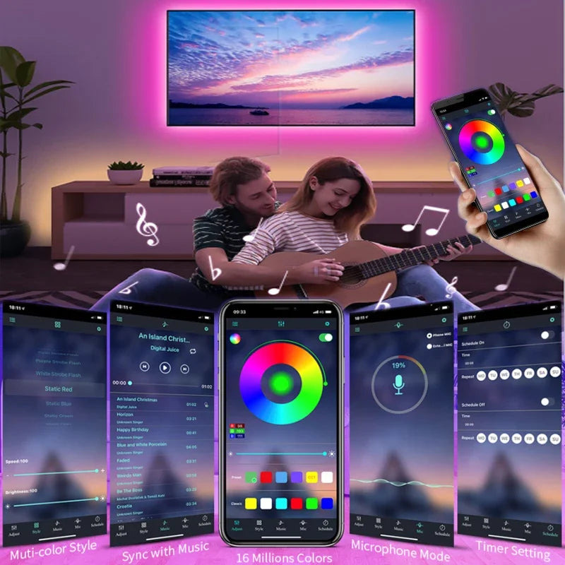 GlowShift - RGB LED strip for rooms and TV