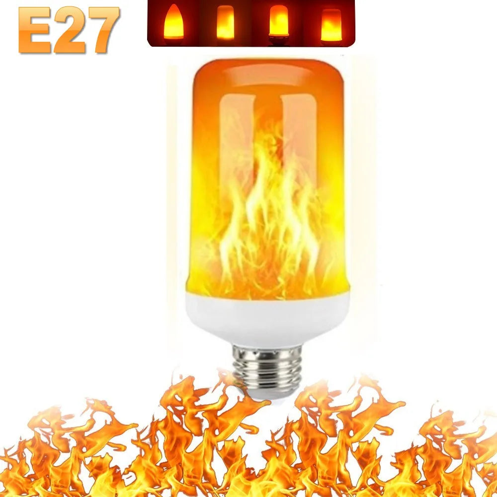 FlameGlow - LED Party Lamp with 4 Fire Modes