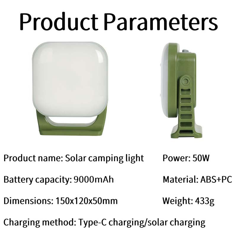 PowerGlow – Rechargeable LED Camping Lamp with Magnets