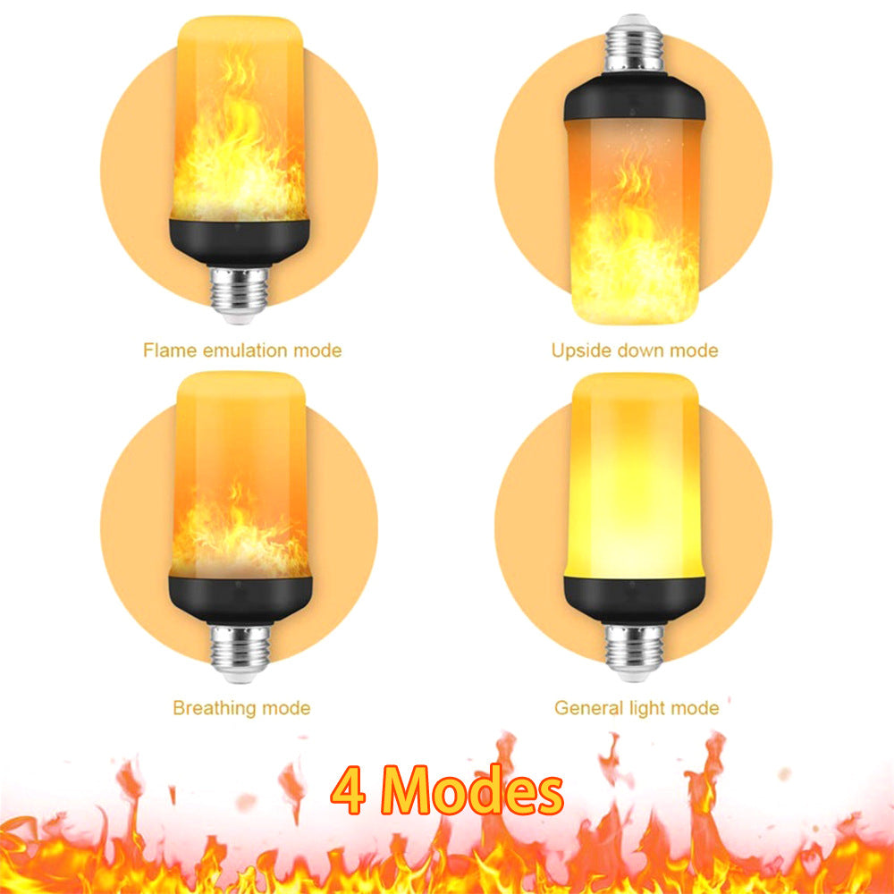 FlameGlow - LED Party Lamp with 4 Fire Modes