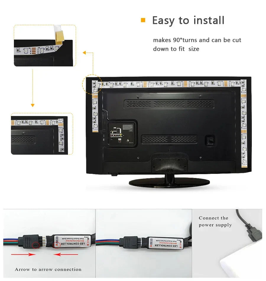 GlowShift - RGB LED strip for rooms and TV