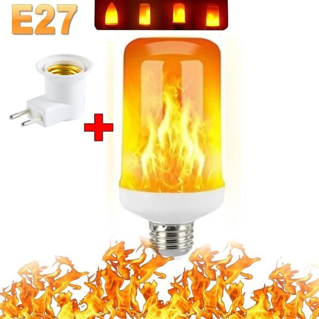 FlameGlow - LED Party Lamp with 4 Fire Modes