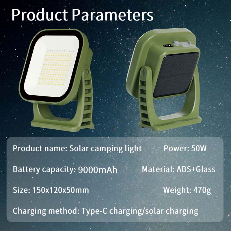 PowerGlow – Rechargeable LED Camping Lamp with Magnets