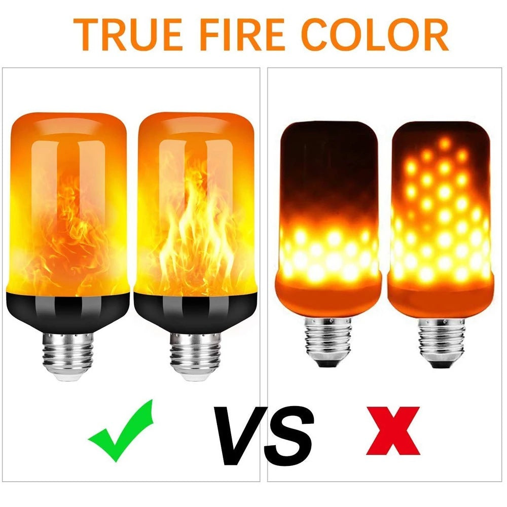 FlameGlow - LED Party Lamp with 4 Fire Modes
