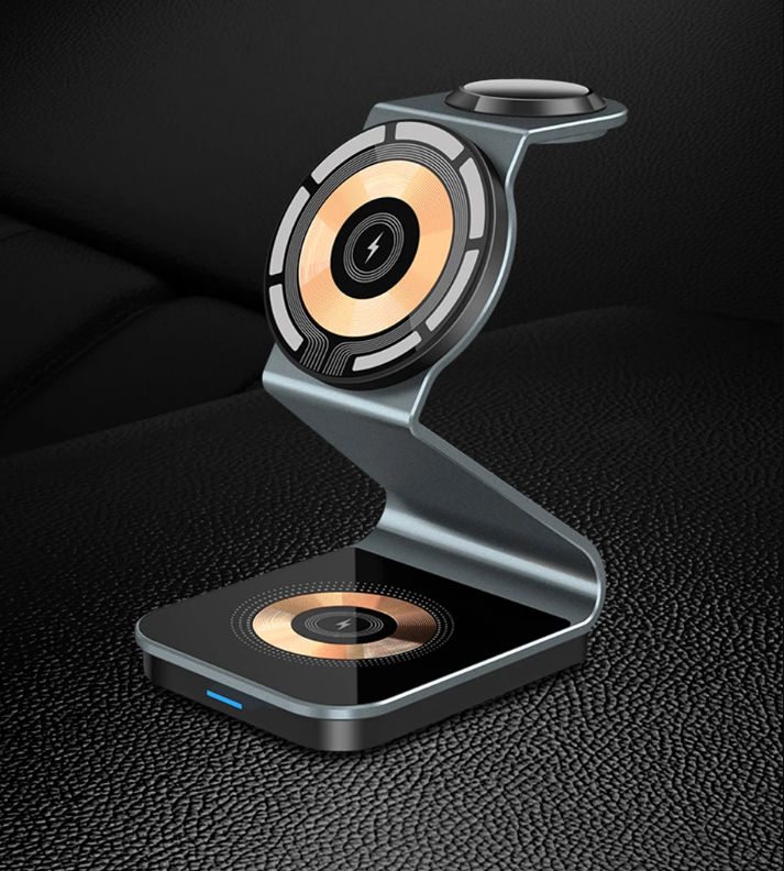 Chargy Pro - Stylish Magnetic Wireless 3-in-1 Charger