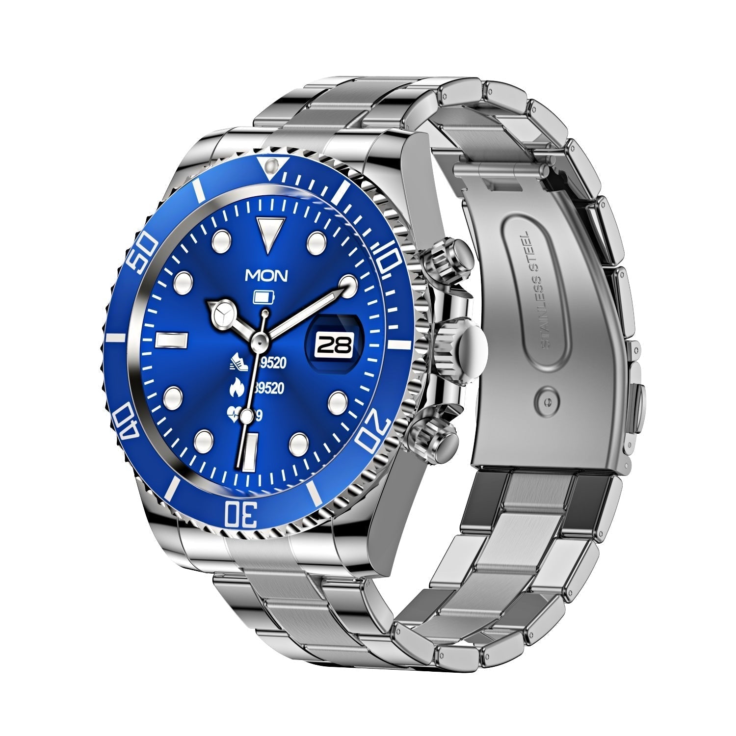 PowerTech Smartwatch - Stylish Health Monitor for Active Lifestyle
