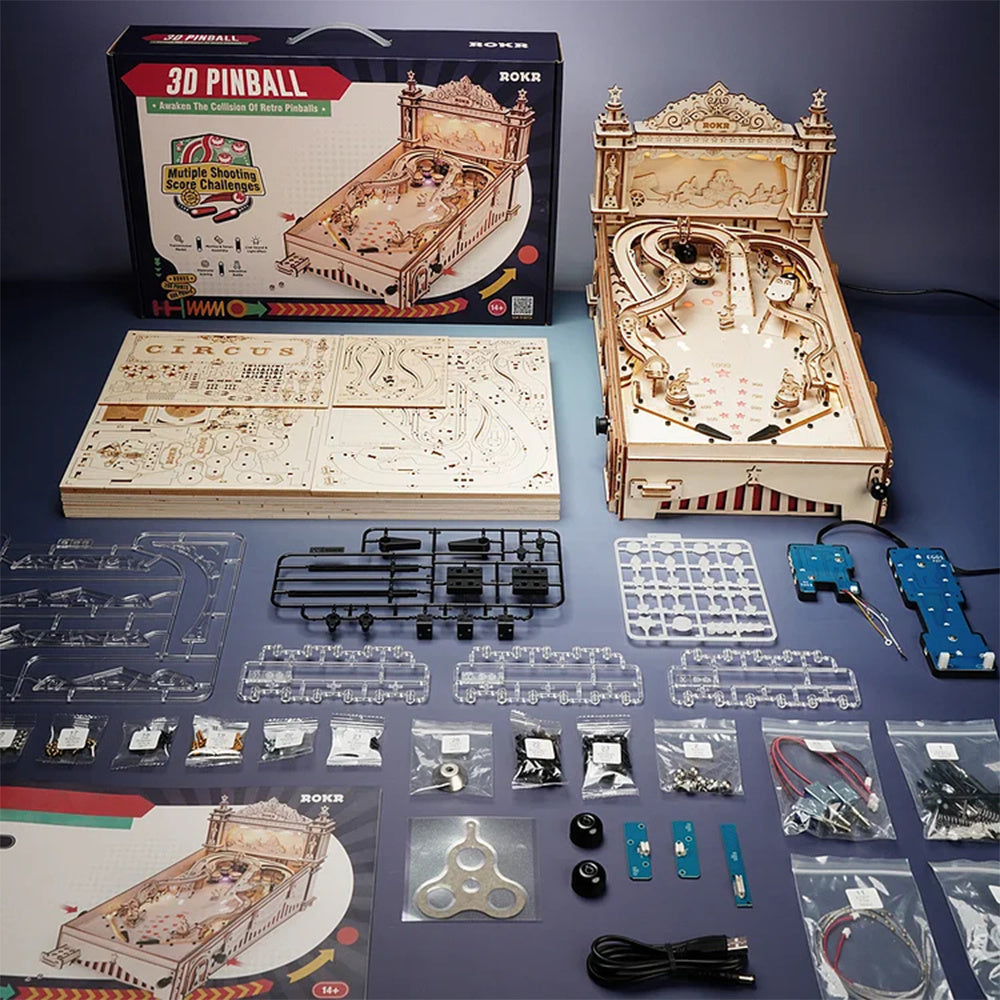 FlipCraft 3D Wooden Puzzle - Creative Building and Play
