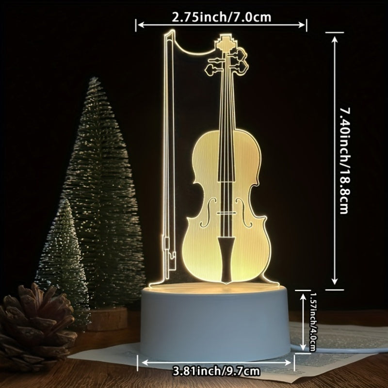 CelloGlow-lampa - 3D LED nattbelysning