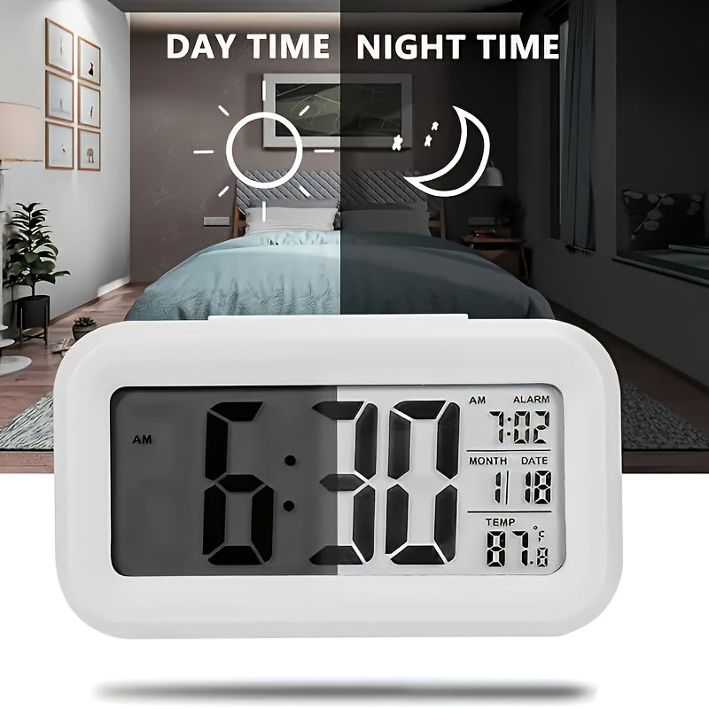 SmartGlow Clock - Stylish Digital Alarm Clock with Night Light