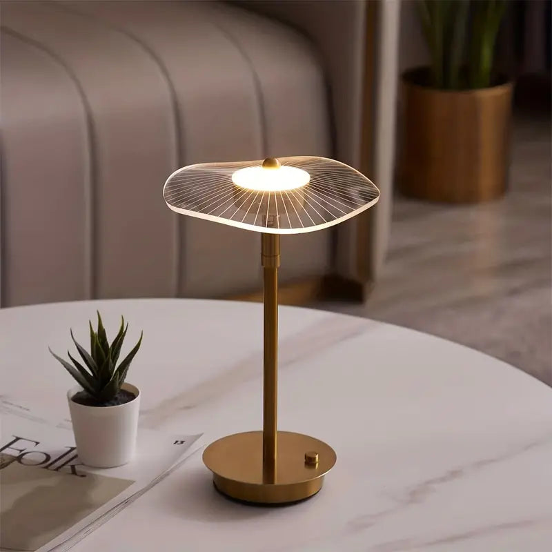 Elegant LED Desk Lamp with Adjustable Design