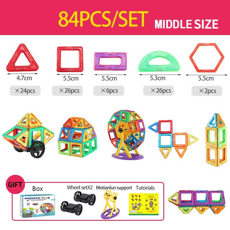 Magnetic Blocks – Creative Educational Building Toy for Kids