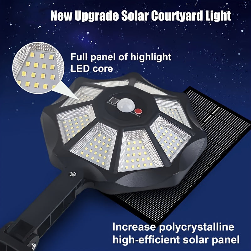 SolarGlow Pro – LED Street Light with Motion Sensor