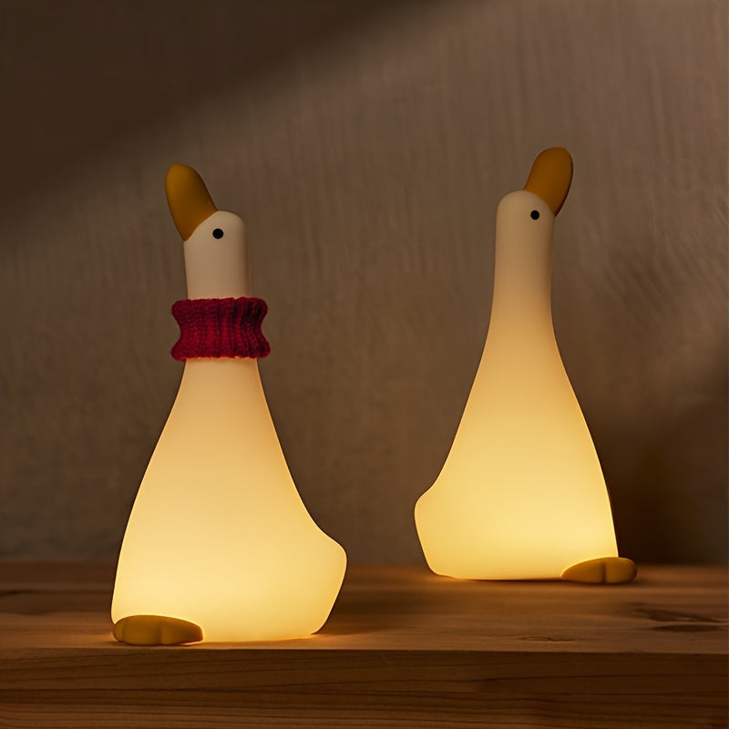 DreamDuck Lamp - silicone night light with rechargeable touch sensor