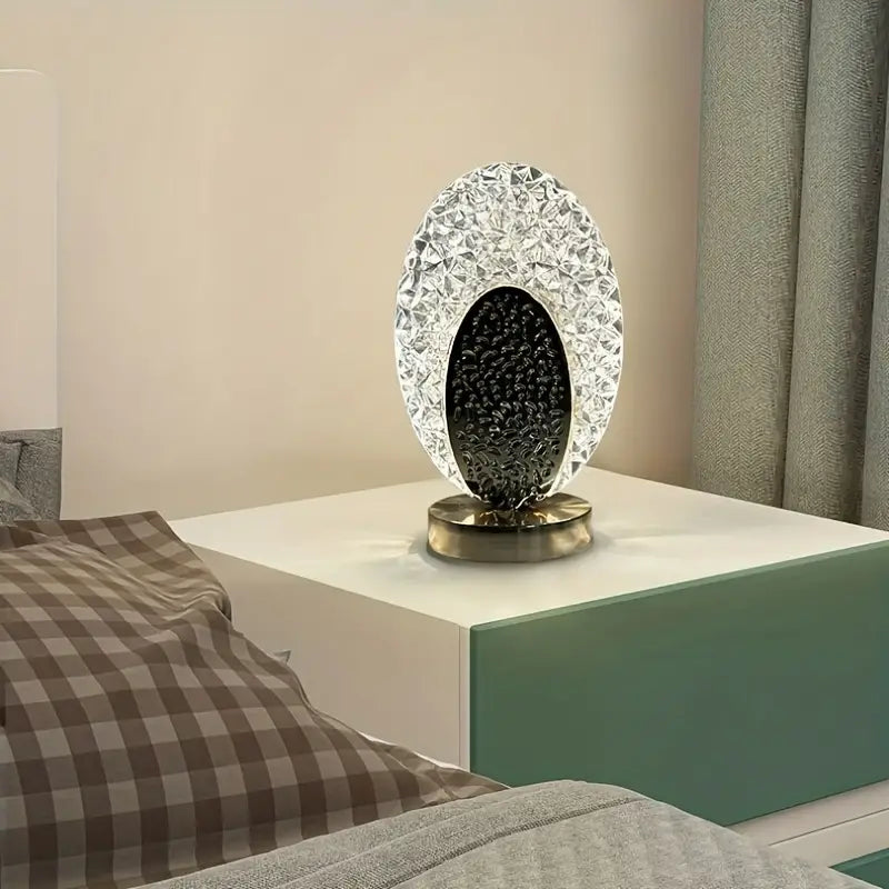 PeacockLuxe – Elegant Luxe Table Lamp for Interior Design