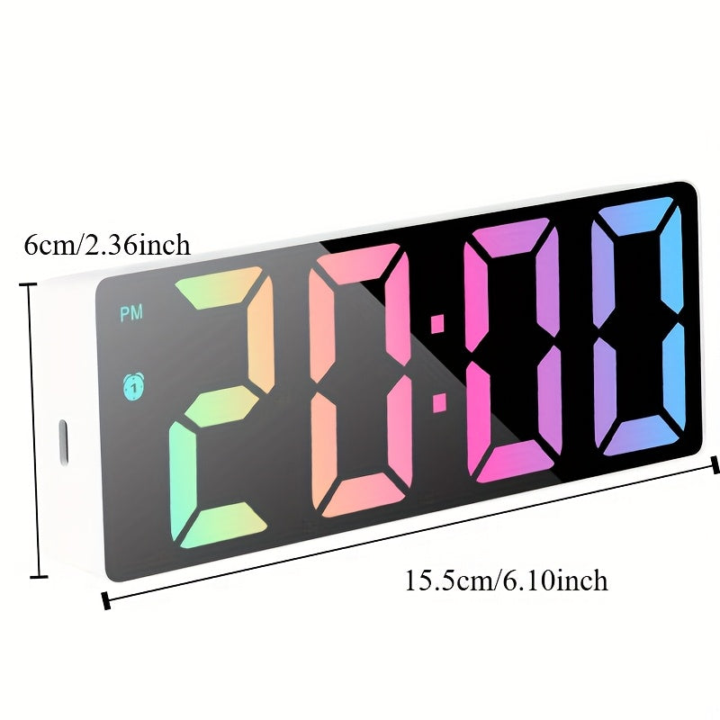 LumiClock – Stylish LED Alarm Clock with Date and Temperature