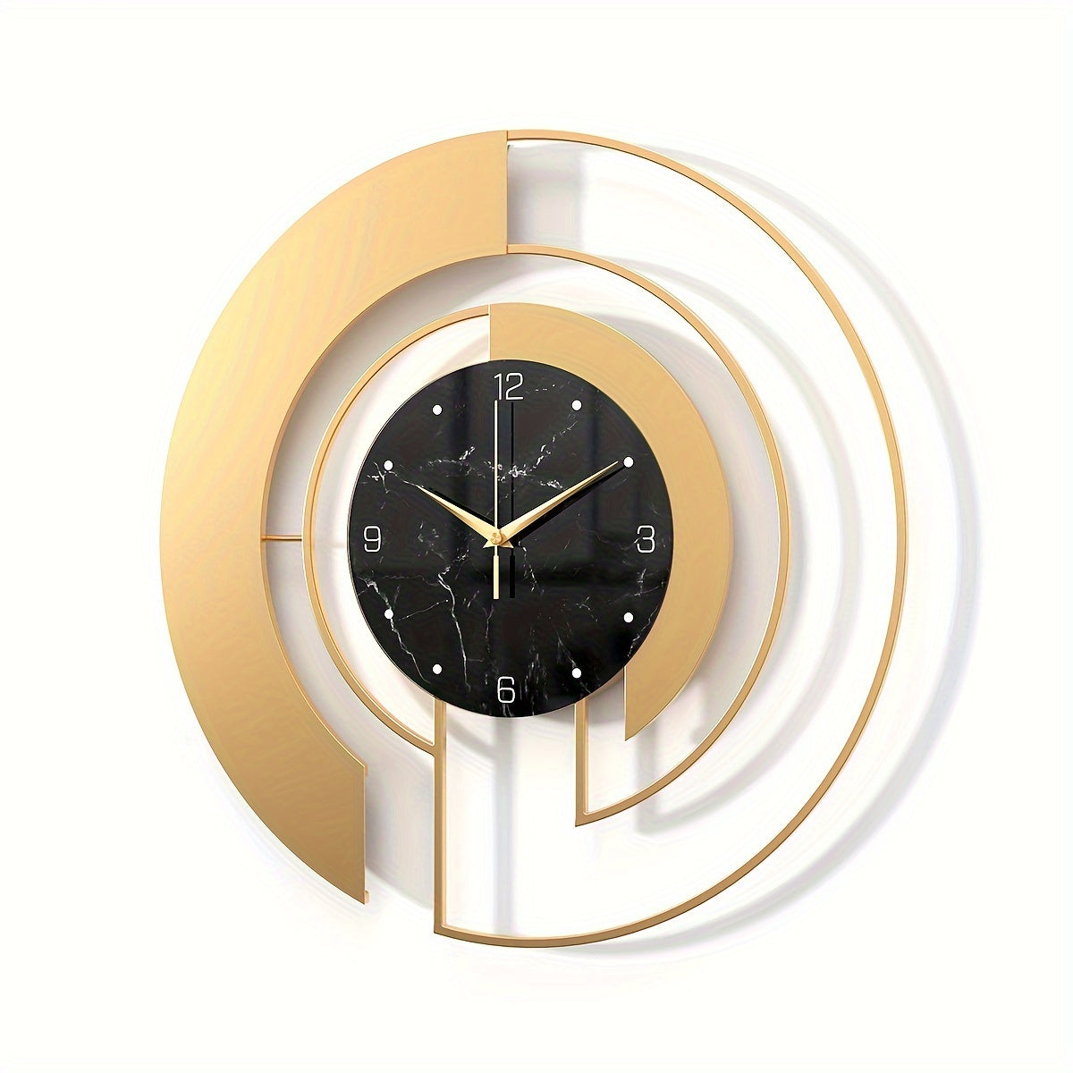 GeoGold Clock - Luxurious Geometric Alarm Clock in Gold