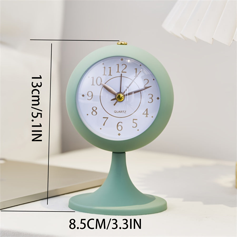 CartoonGlow Clock - Luxury LED Alarm Clock with Gold Accents