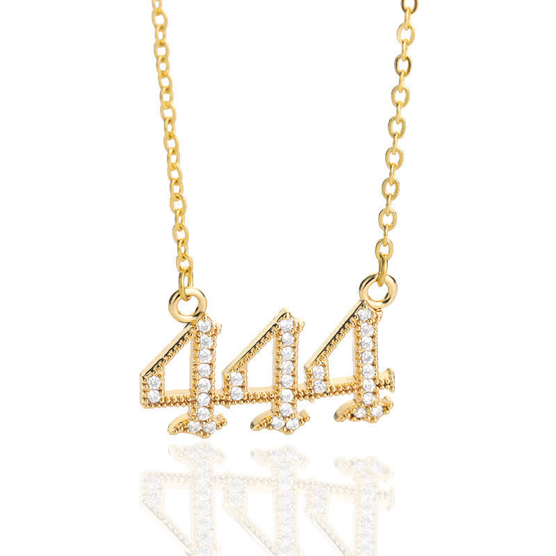 Seraphina Zirconia Angel Number Necklace - A Symbolism of Protection and Love