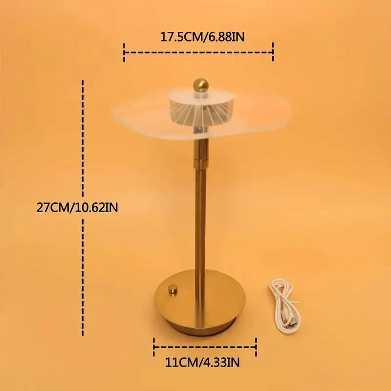 Elegant LED Desk Lamp with Adjustable Design